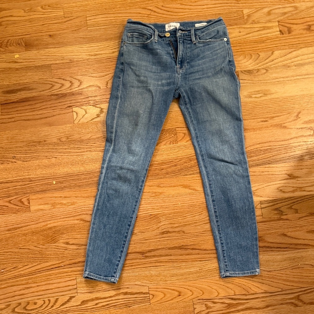 Frame Denim Women's Skinny Jeans in Blue